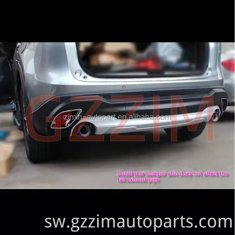 Uingizwaji wa gari la mbele na mlinzi wa nyuma wa Mazda CX-5 2016